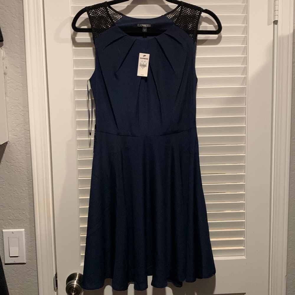 Navy blue cocktail dress size 4